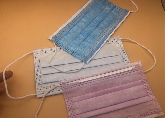 항 바이러스 3개 가닥 처분할 수 있는 비 길쌈된 가면/파랑 비 길쌈된 직물 가면