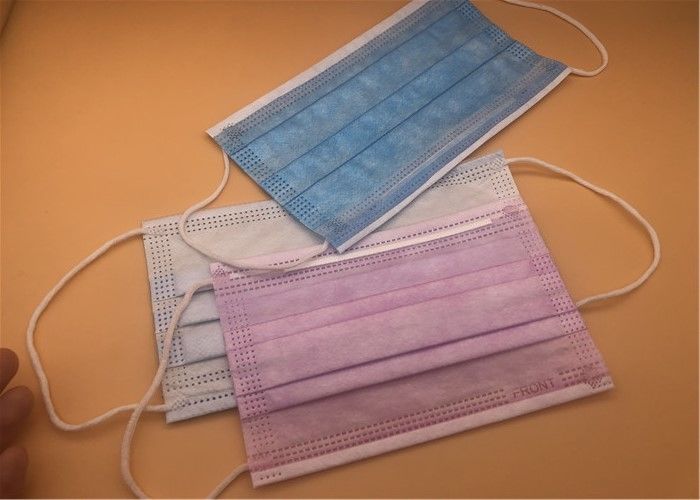 항균제 3개 가닥 방어 외과 가면 탄력 있는 귀 반복 입 덮개