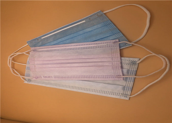 인쇄되는 처분할 수 있는 의학 가면 비 길쌈된 경량 오염 보호 관례